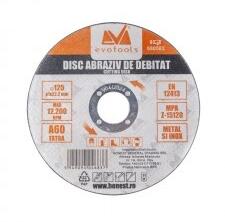 Evotools Disc Abraziv De Debitat Ets A46 Extra, 125X1.6Mm (680585) Disc de taiere