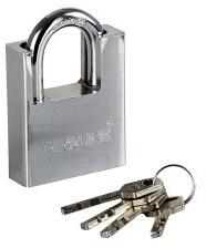 MoftX Lacat Securizat Monobloc De Alama Cu Tija Curbata 40Mm (43869)