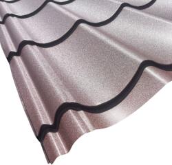 Szinuszhullámos cserepeslemez, barna MATT, RAL 8017 MATT (FIX TÁBLA) - ocsikershop - 7 047 Ft