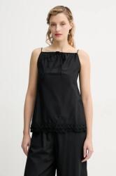 By Malene Birger pamut melegítőfelső ELLE fekete, női, sima, 103096 - fekete 40
