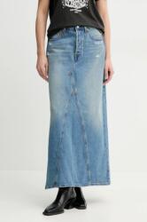 Levi's farmer szoknya ICONIC LONG SKIRT W/SLIT maxi, harang alakú, A8727 - kék 30