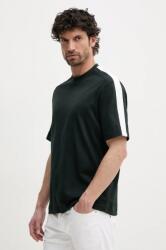 Giorgio Armani pamut póló zöld, férfi, nyomott mintás, XM000322 AF10361 - zöld XXL