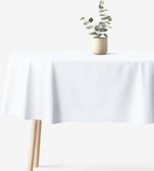 Goldea față de masă impermeabilă - albă - ovală 140 x 280 cm Fata de masa