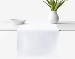 Goldea napron de masă teflonat - alb 35x140 cm Fata de masa