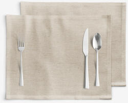 Goldea suporturi farfurii decorative malaga - cafea natural - 2 buc 30 x 40 cm Fata de masa