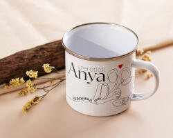  Szeretlek anya vonalrajz bögre