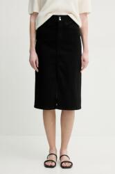 Filippa K szoknya fekete, midi, egyenes, 31389 - fekete 36