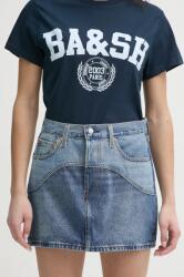 Levi's szoknya ICON SKIRT WESTERN YOKE mini, egyenes, 001VJ - kék 27