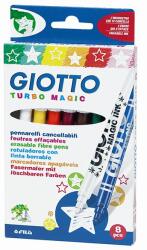 GIOTTO Флумастри 8 цвята Turbo Magic