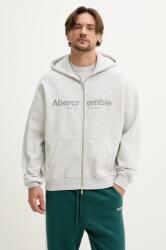 Abercrombie & Fitch felső szürke, férfi, melange, kapucnis, KI175-5120 - szürke XXL