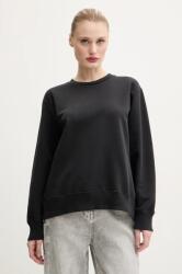 MM6 Maison Margiela pamut melegítőfelső fekete, női, sima, S52GU0240. M25012 - fekete L