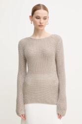 Calvin Klein pulóver selyemkeverékből könnyű, női, bézs, K20K208195 - bézs S