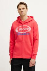 Under Armour melegítő felső Project Rock piros, nyomott mintás, kapucnis, 1389914 - piros L