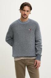 Tommy Hilfiger pamut pulóver könnyű, férfi, sötétkék, DM0DM20923 - sötétkék M