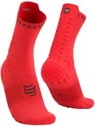 Compressport zokni Pro Racing Socks v4.0 Trail XU00048B - piros 35/38