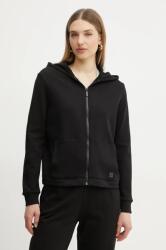 Giorgio Armani felső fekete, női, sima, kapucnis, XW000088 AF10172 - fekete L