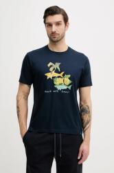 Paul&Shark t-shirt sötétkék, férfi, nyomott mintás, 25411067 - sötétkék XXL
