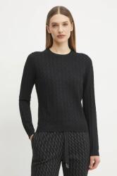 Giorgio Armani pulóver könnyű, női, fekete, XW000910 AF10352 - fekete XS