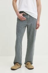 Levi's pamut nadrág sötétkék, egyenes, 568 LOOSE STRT - sötétkék 33/32 - answear - 30 990 Ft