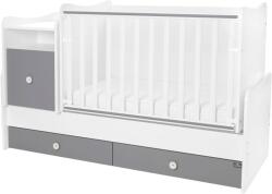 Lorelli Трансформиращо се детско легло Lorelli - Trend Plus, бяло и Stone Grey (10150590041P) - baby
