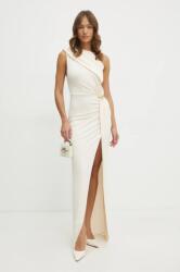 Elisabetta Franchi ruha bézs, maxi, testhezálló, ABR0551E2 - bézs 34