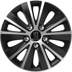 Versaco Set Capace de Roți Auto Rapide Nc 15" Compatibilitate Peugeot 4 Bucăți Negre 004-03560 (004-03560)