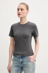 Never Fully Dressed t-shirt női, szürke - szürke L