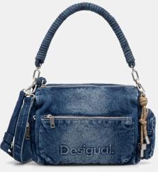 Desigual kézitáska HALF LOGO 25SAXD22 - kék Univerzális méret