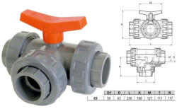 D63 3 utas csap "T (CCG3-T63CH)