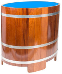  Merülődézsa test Kambala fából kék műanyag betéttel, 112x79cm - Az ár belépő nélkül értendő! (T0601-020)