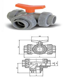  D63 3 utas csap "T (CCG3-V63)