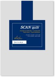 Scanquilt JERSEY ELASTIC LYCRA lepedő, világosszürke, 140×200 cm (31710)