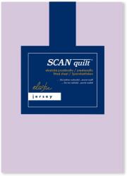Scanquilt JERSEY ELASTIC LYCRA lepedő, világoslila, 160×200 cm (34332)