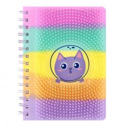 Starpak Cicás A/5 szilikonos spirálfüzet - csíkos (553736) (553736)