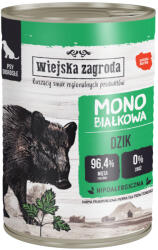Wiejska Zagroda 12x400g Wiejska Zagroda Dog nedves kutyatáp - Vaddisznó