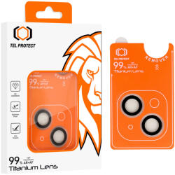 Tel Protect Hőkezelt üveg Tel Protect Titanium Lens 99% AR kamerára iPhone 15/15 Plus átlátszó (2 db lencsevédő) üvegfólia