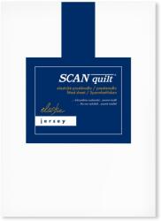 Scanquilt JERSEY ELASTIC LYCRA lepedő, fehér, 200×220 cm (25854)