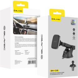 Blavec autós tartó BH-06 mágneses szélvédőre és légbefúvóba (BH06-MAVWSB) fekete