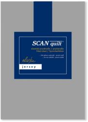 Scanquilt JERSEY ELASTIC LYCRA lepedő, középszürke, 120×200 cm (32589)