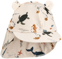 LIEWOOD Senia UV szűrős strandsapka - Tengeri állatok 3-4 év