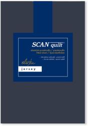 Scanquilt JERSEY ELASTIC LYCRA lepedő, sötétszürke, 180×200 cm (34719)