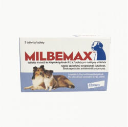 Elanco Milbemax Dog 2.5 25 mg ( 5 kg), 2 tablete