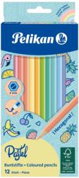 Pelikan Creioane color Pastel Herlitz, set 12 culori (701143)