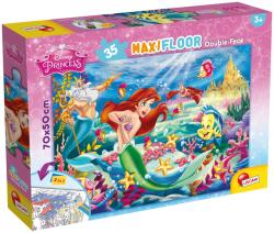 Lisciani Puzzle cu două fețe Lisciani pentru colorare 35 piese - Mica Sirenă (48168) Puzzle
