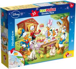 Lisciani Puzzle cu două fețe Lisciani pentru colorare 35 piese - Prânz de familie (48199) Puzzle