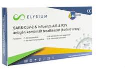  Elysium RSV + Covid antigén + Influenza A-B kombinált önellenőrzésre alkalmas gyorsteszt