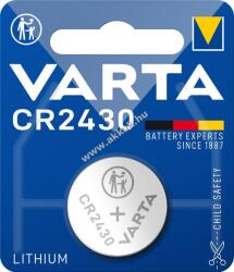 VARTA lithium gombelem CR2430 (6430) 3V 1db/csom
