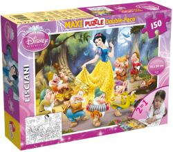 Lisciani Puzzle cu două fețe Lisciani pentru colorare 150 piese - Albă ca Zăpada (46751) Puzzle