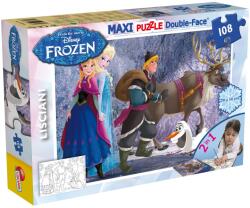 Lisciani Puzzle cu două fețe Lisciani pentru colorare 108 piese - Pentru plimbare (46898) Puzzle