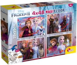 Lisciani Puzzle cu două fețe Lisciani pentru colorare 4 х 48 piese - Regatul Înghețat 2 (86603) Puzzle